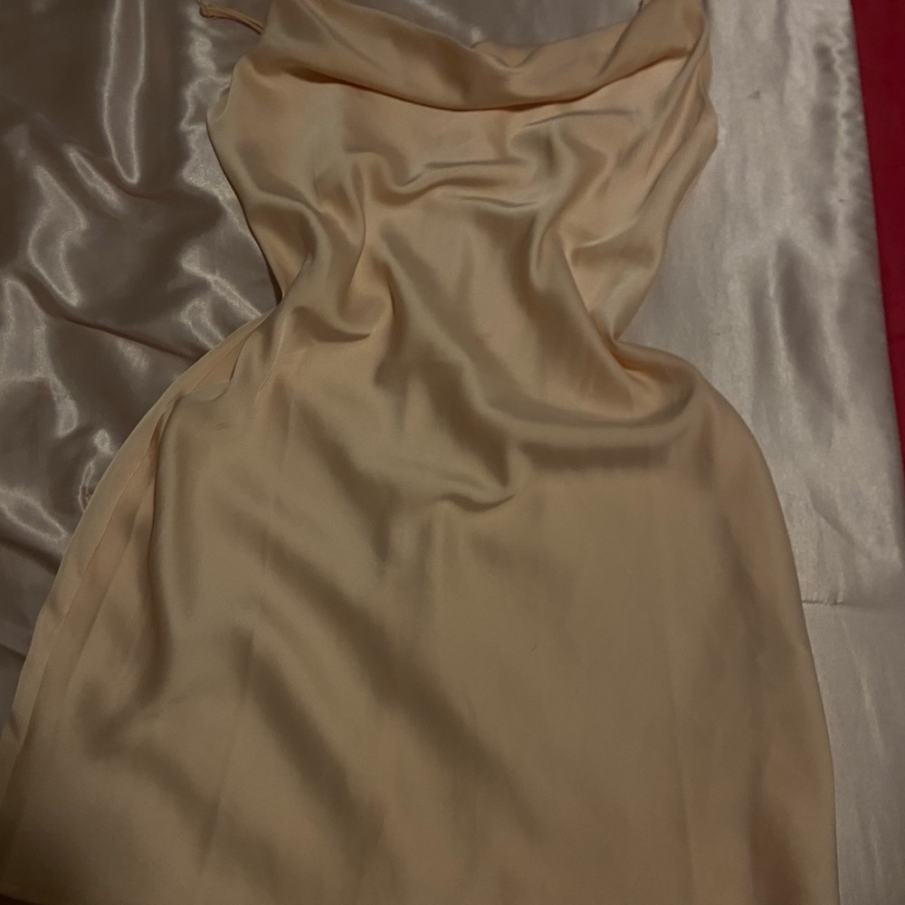 Urban Outfitters Satin Mini Slip Dress - Size M